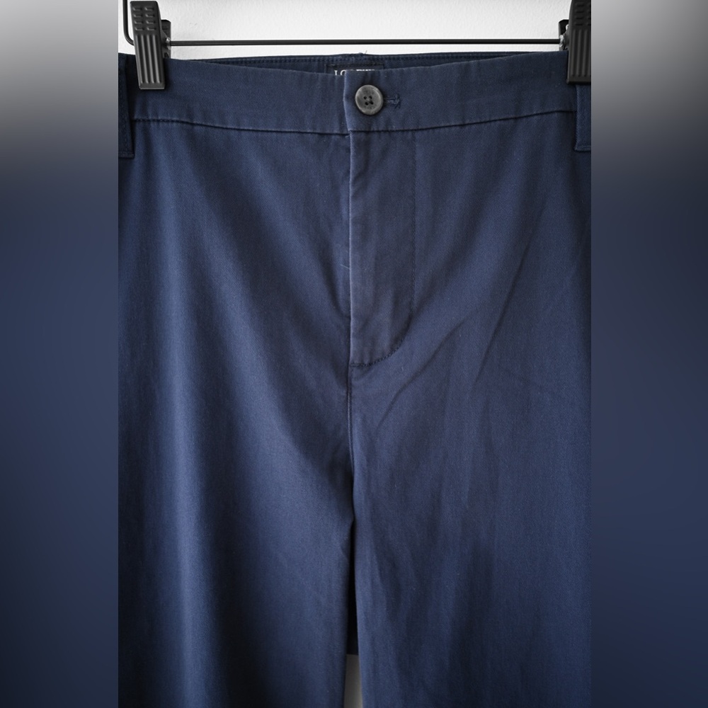 J Crew High Rise Girlfriend Chino Navy Pants - Picture 5 of 9